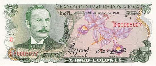 5 Colones 24.01.1990